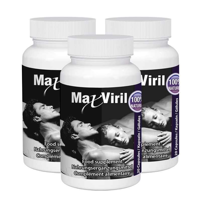 MaxViril complément pour la vitalité masculine et libido homme